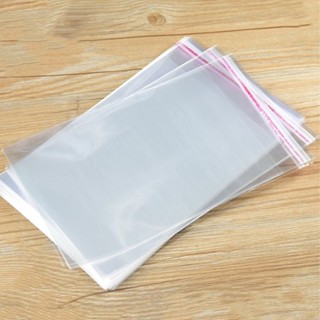 100 peças, saco auto-adesivo transparente para armazenamento de alimentos e doces, saco de plástico pp, sealable, impermeável, presente, saco de embalagem 16.5x24/20x30/21x27.5....35x35cm