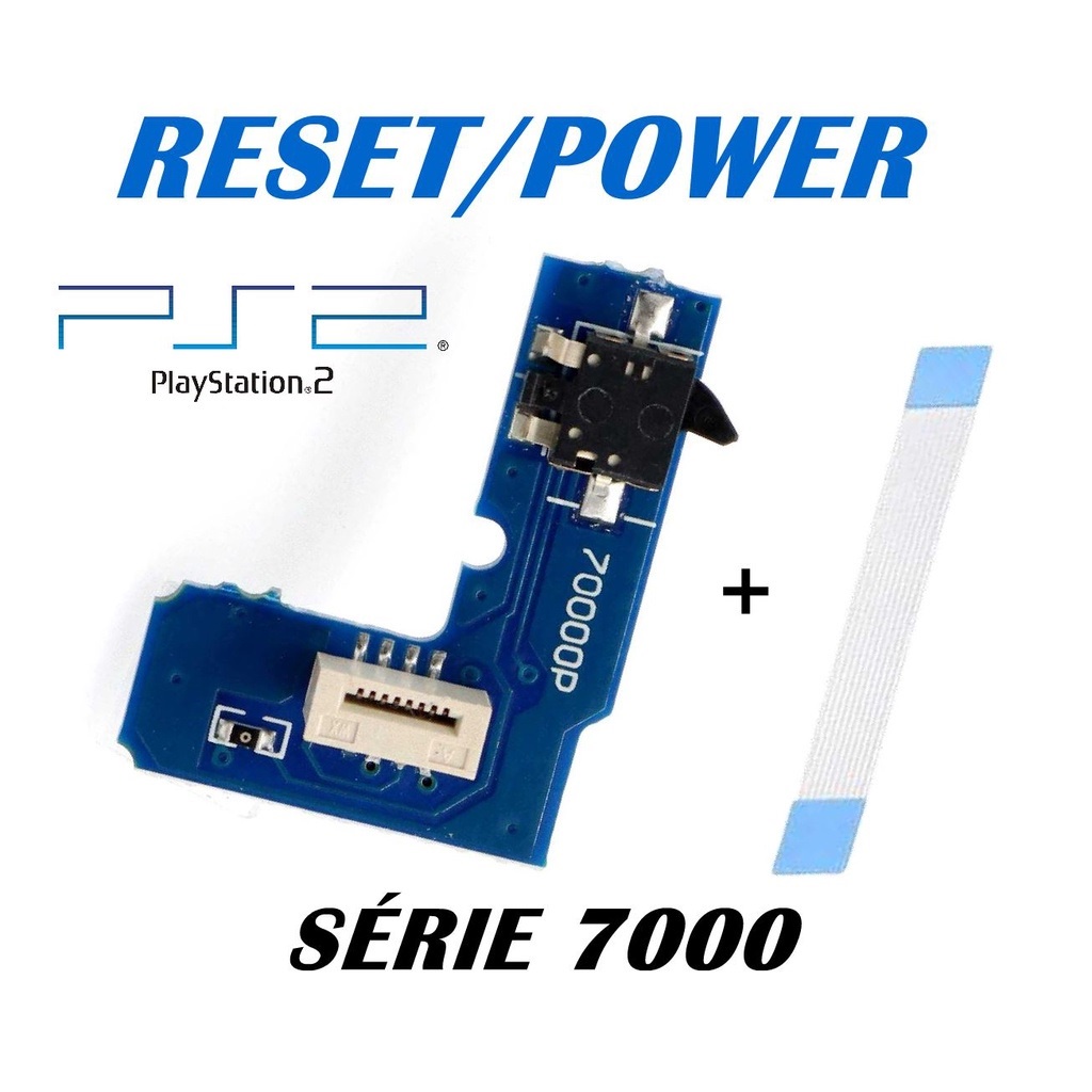 Kit Placa Reset + Cabo Flat Ps2 7000x Power Botão Liga Desliga em Oferta na Shopee