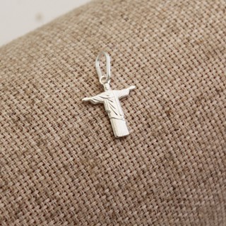 Pingente De Prata Legítima 925 Cristo Redentor