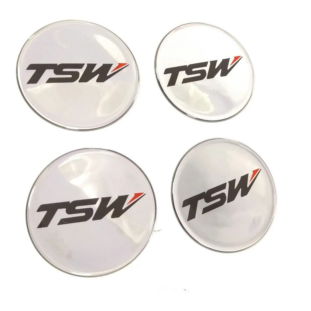 Kit Adesivos Resinados 50mm Centro De Roda Para Tsw 20111