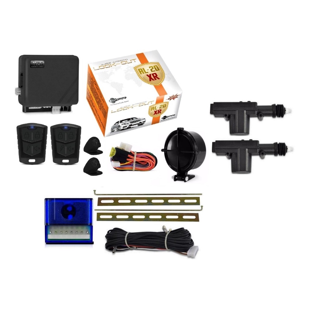 Kit Alarme + Trava Eletrica Universal 2 Portas Todos os Carros em Oferta na Shopee