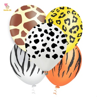 25 Unidades Balão Bexiga Safari Animais Sortidos Número 9 Polegadas para Decoração Festas e Comemorações em Oferta na Shopee
