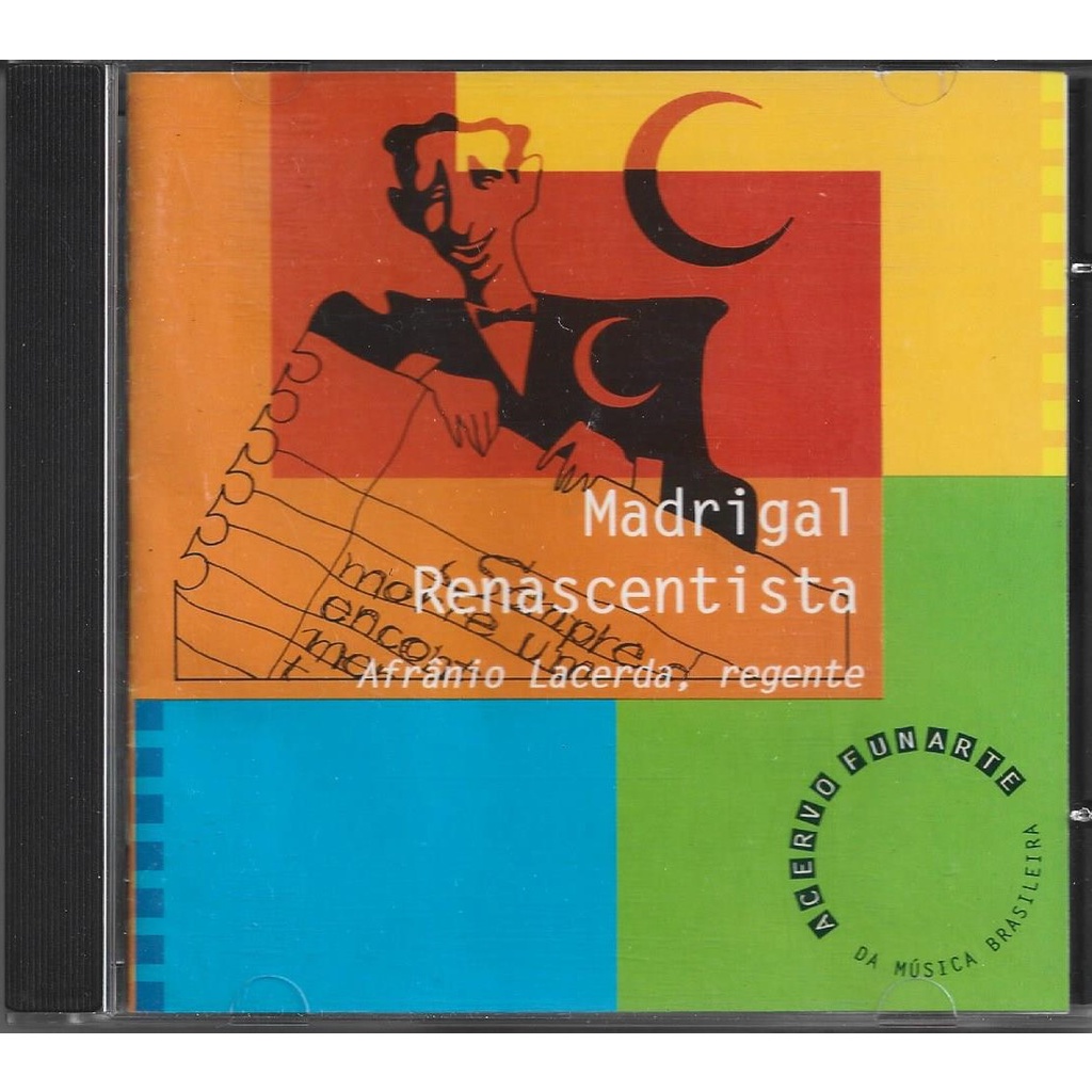Cd Madrigal Renascentista - Regente Afrânio Lacerda - 1979