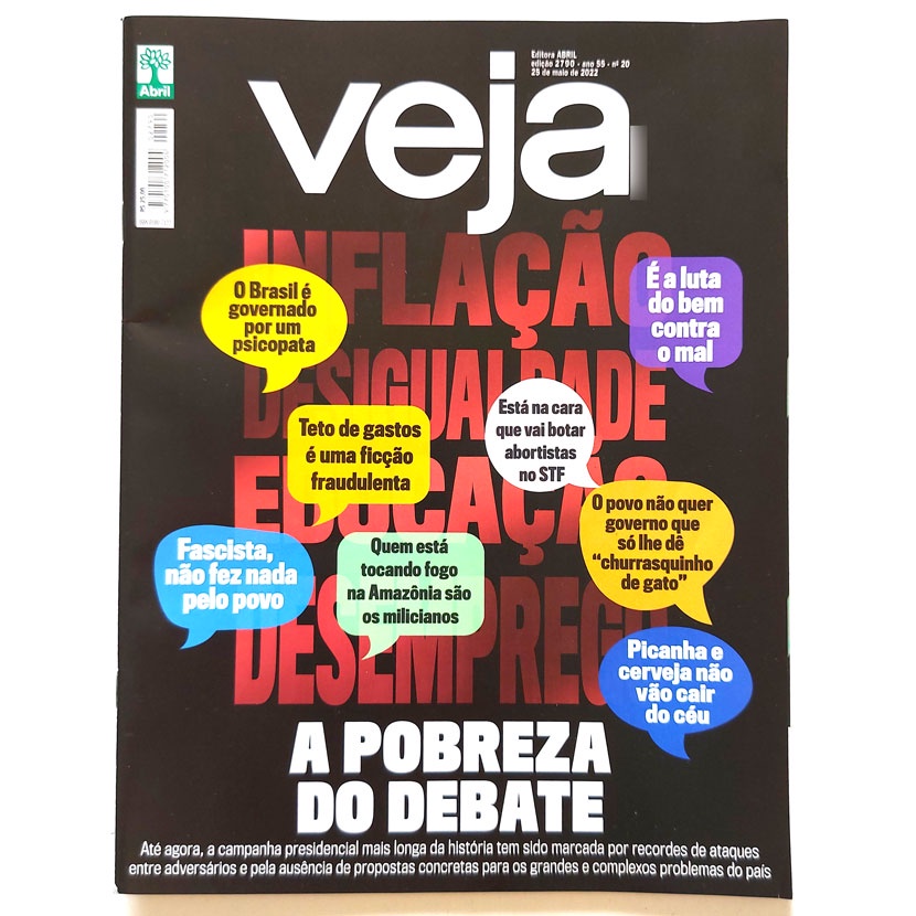 Revista Veja 2790 25/05/2022 A Pobreza Do Debate / Lula S2