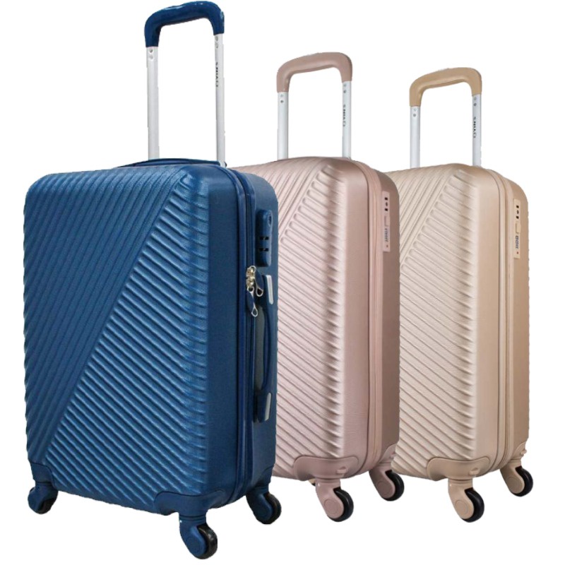 Mala de Viagem Rosa de Mão para Viagem em ABS