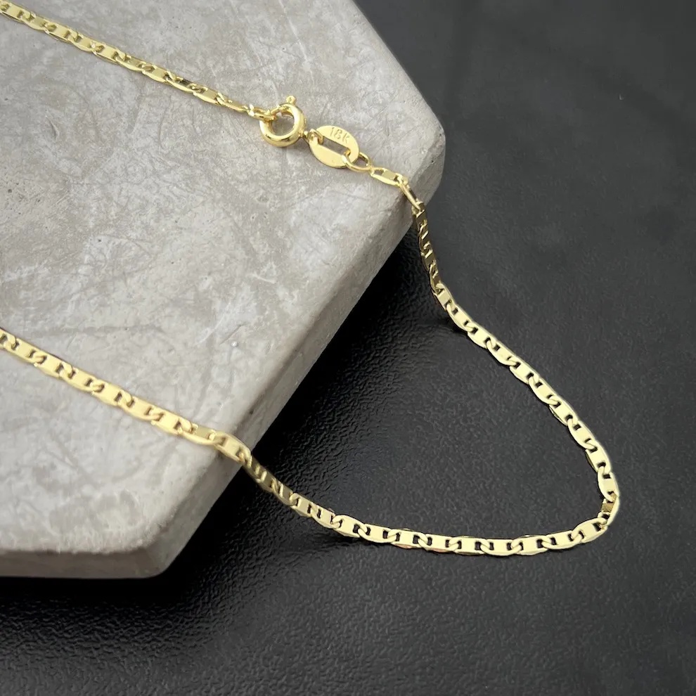 Corrente Piastrine 1mm feita em Moeda Antiga em Oferta na Shopee