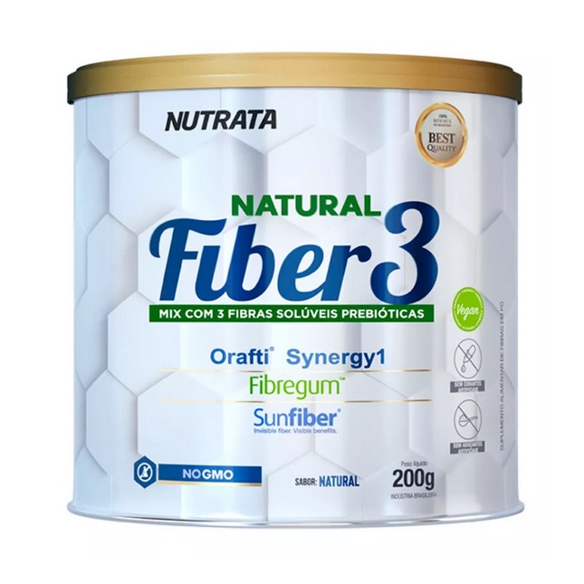 Fibra Natural Fiber 3 - 200g - Nutrata - Health