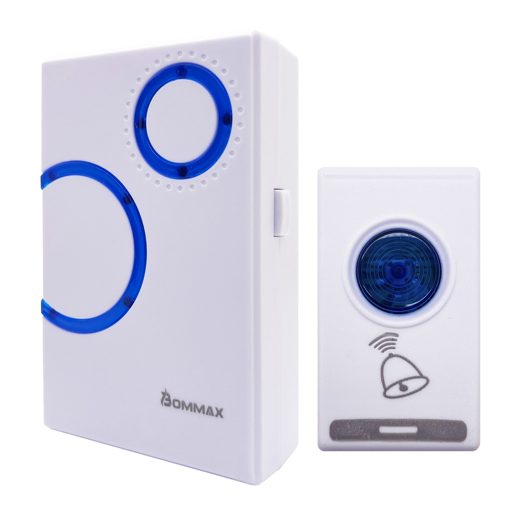 Campainha Sem Fio com tomada 100 metros Bommax - A152