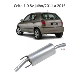 Escapamento Traseiro Celta 1.0 8v 2012 2013 2014 2015 em Oferta na Shopee