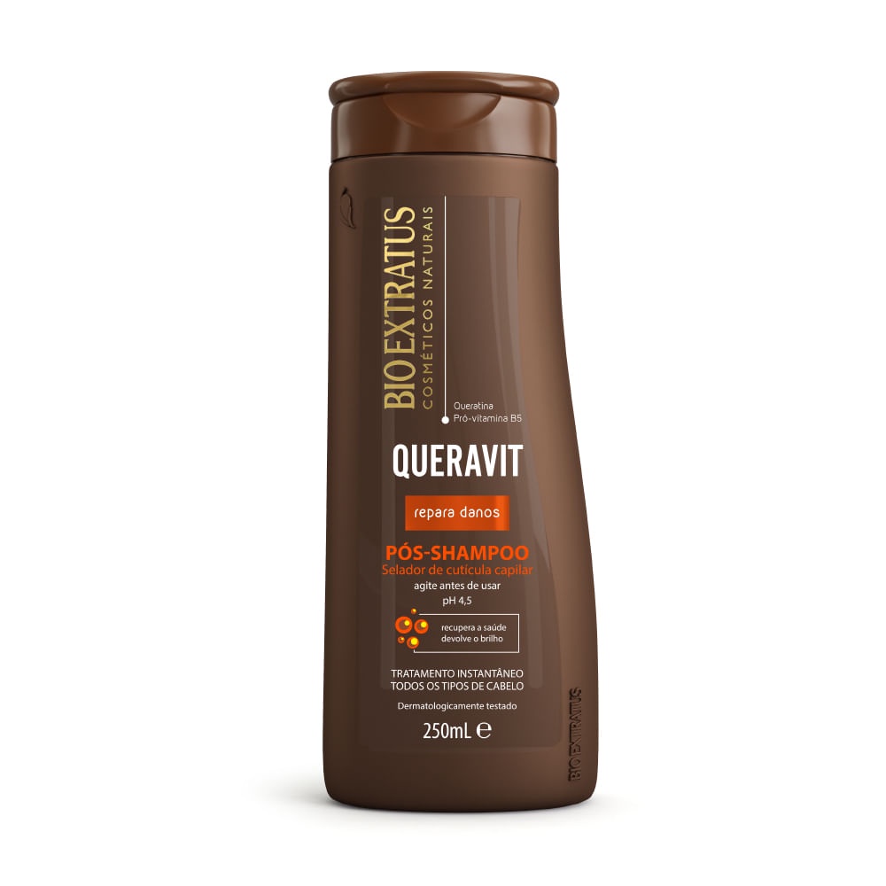 Pós Shampoo Queravit Bio Extratus 250mL Reconstrução