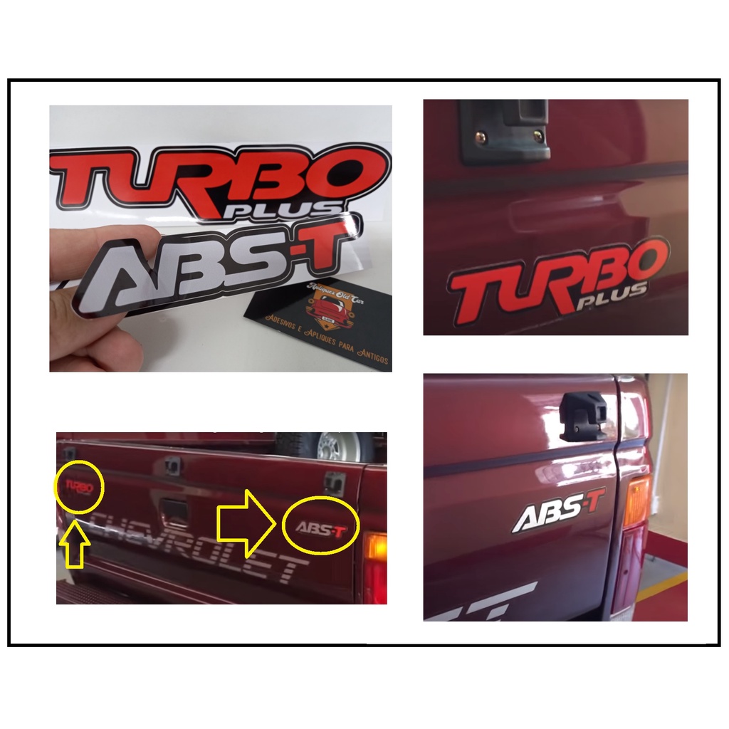 ADESIVOS TURBO PLUS + ABS-T (TAMPA CAÇAMBA D20)