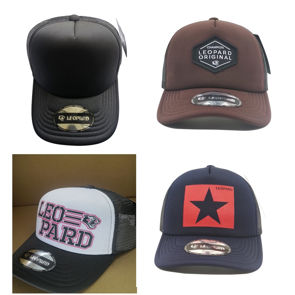 Boné Trucker Aba Curva Com Tela  Promoção LEOPARD  LACKPARD Original
