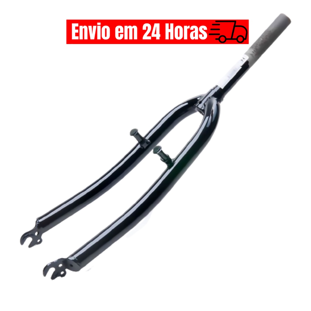 Garfo Sundown Bicicleta Aro 26 Rosca Fina Standard Preto Resistente Reforçado de Aço