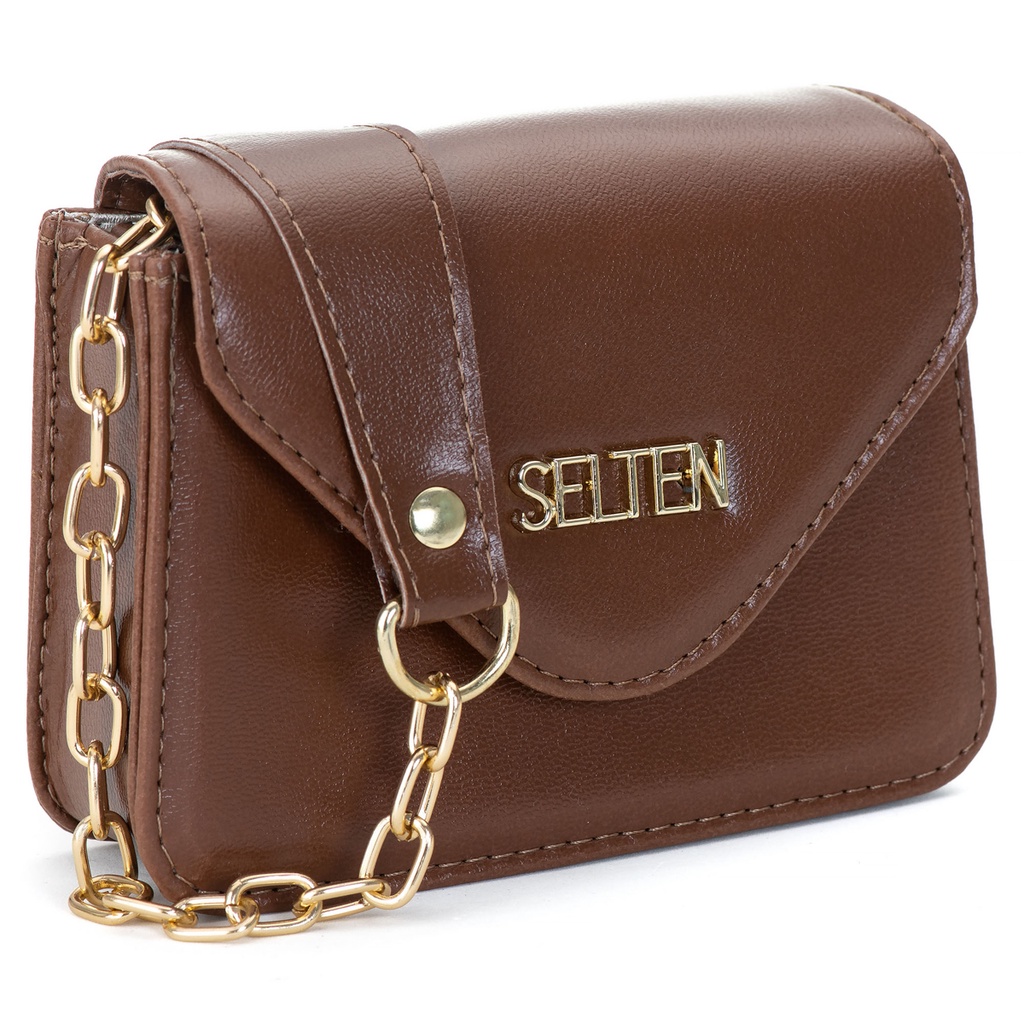 Bolsinha Transversal Feminina Mini Bolsa com Alça de Corrente Festa - Women Bags