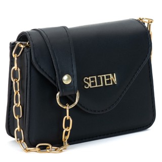 Bolsinha Transversal Feminina Mini Bolsa com Alça de Corrente Festa
