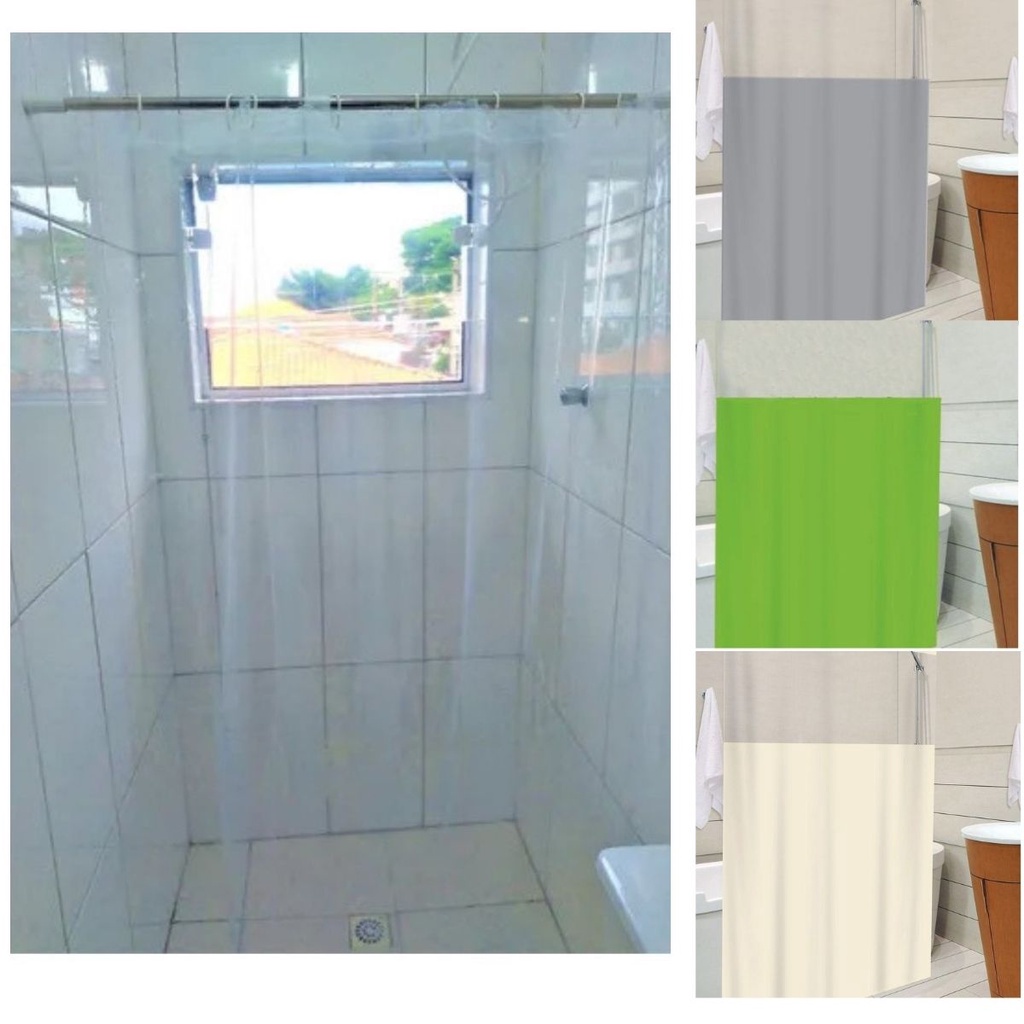 cortina para banheiro para box de banheiro box antimofo vinil