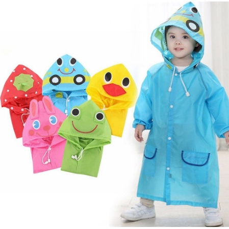capa de chuva infantil com desenhos fofos [ com capuz; impermeável ] - H&N BAZAR - em Oferta na Shopee