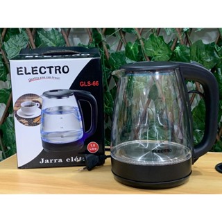 Chaleira Jarra Elétrica De Vidro Transparente Com Led 1,8lt 220v