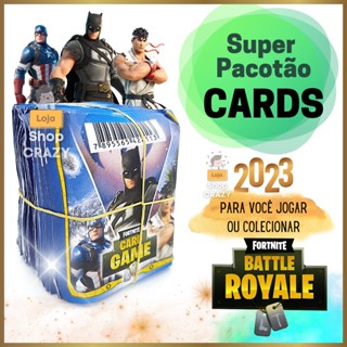 100 Super Cards FORTNITE Lançamento 2023 | Colecionar ou Bafo | Cards Incríveis Para Presente e Temas de Festas