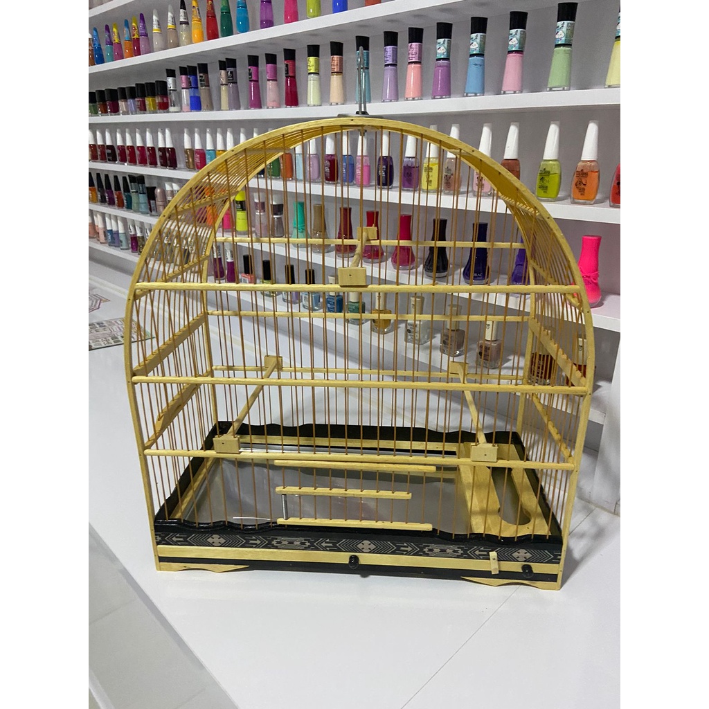 Gaiola Para Pássaros Canário Coleiro Papa Capim N3