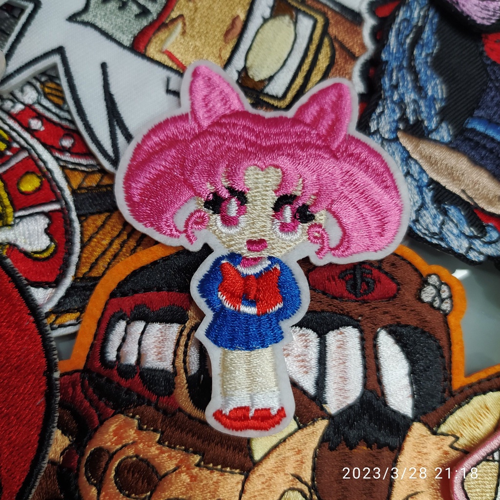 Patch bordado termocolante sailor moon chibi moon chibiusa