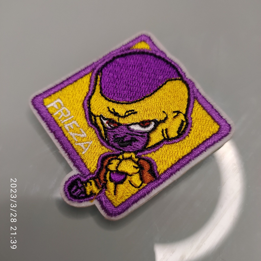 Patch bordado frieza dragon ball novo dragon ball super termocolante