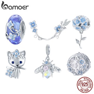 Bamoer Prata Esterlina 925 Encantos Charms Para Bracelet & Bangle Diy Série  Bsc390