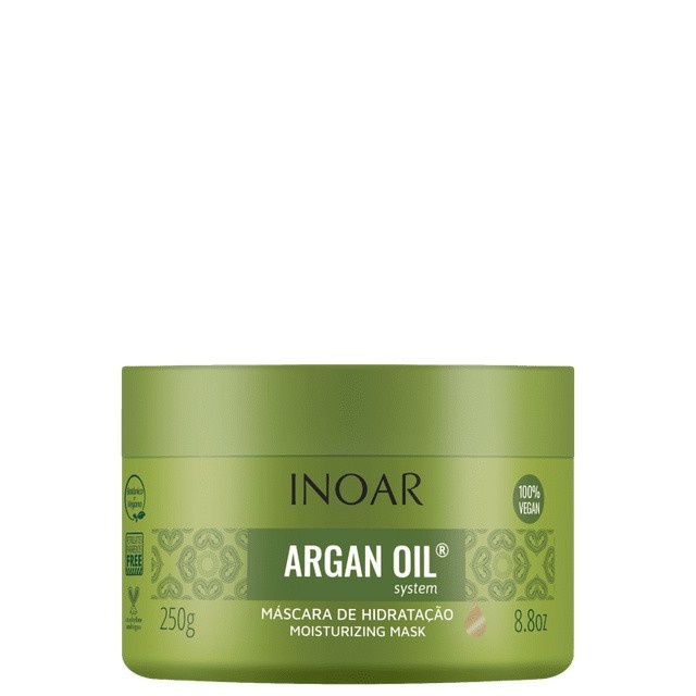 Inoar Argan Oil System - Máscara de Hidratação 250g