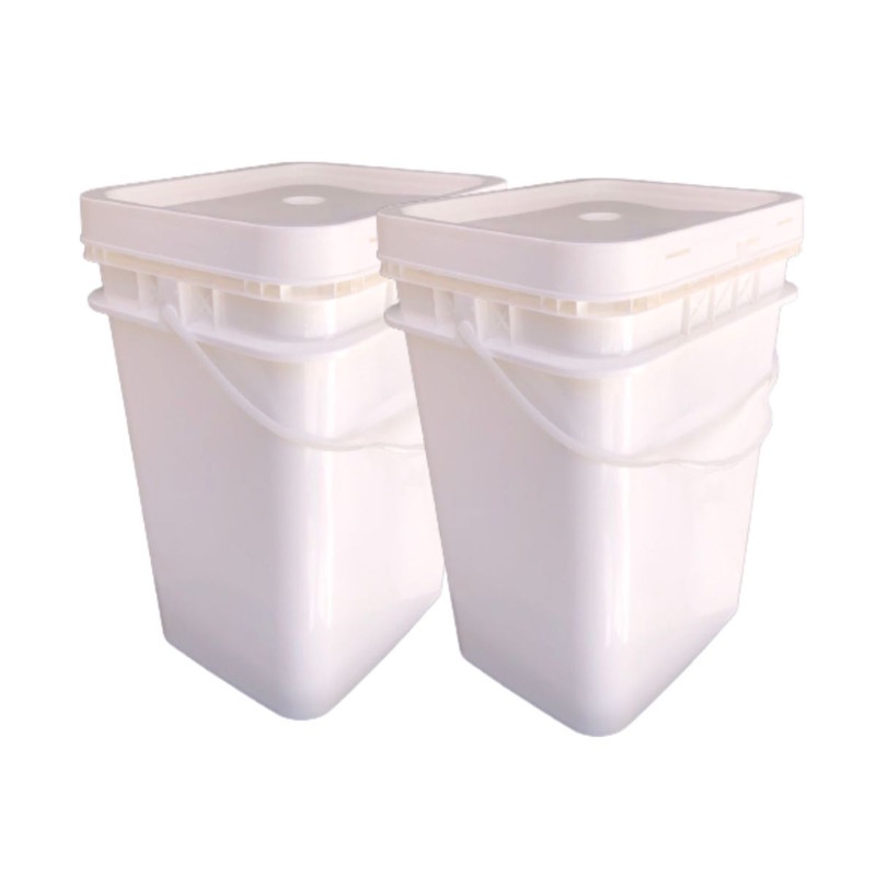 balde 20L para ração - Kit 02 Peças