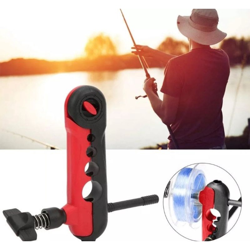 suporte ferramenta acessórios para enrolar linha de pesca no carretel do molinete ou carretilha
