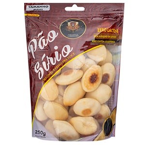 Pão Sirio Mini Tradicional Kebai 250 G