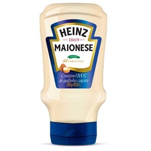 Maionese Heinz Top Down 4O0 Ml Tradicional