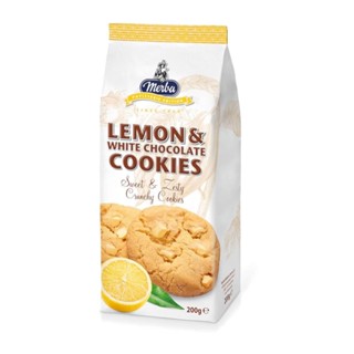 Cookie Holandês Limão E Chocolate Branco Merba 200 G