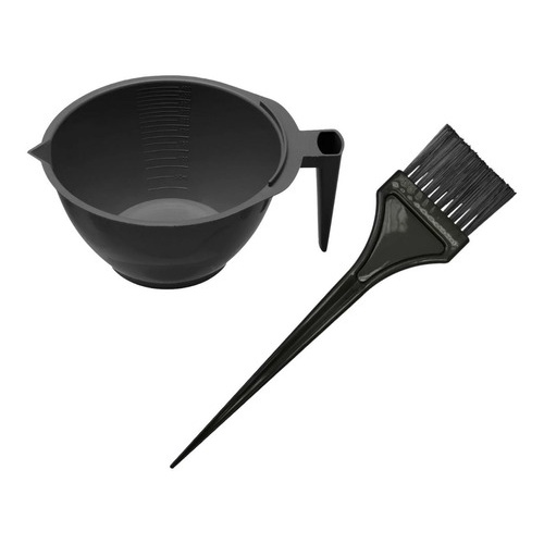 Kit Tintura Coloração Para Cabelo Com Pote + Pincel