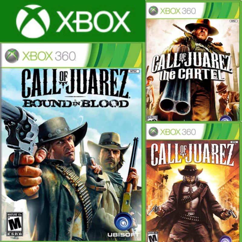 Call of Juarez Jogos de Xbox 360 desbloqueado com capinha e encarte