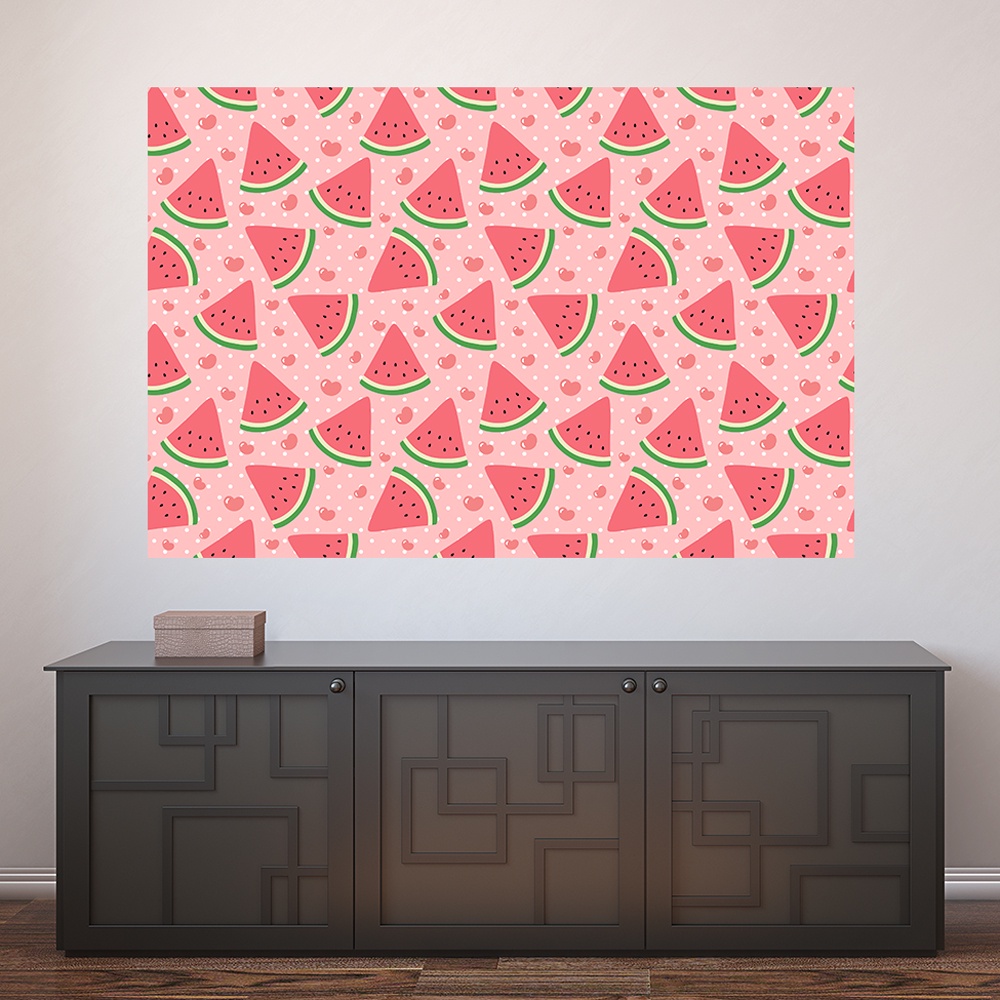 Painel Adesivo Decorativo de Parede Melancia Infantil Quarto Criança Infantil Jovem Menino Menina Casa Sala Quarto - 1374pn