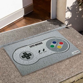 Tapete de Porta Divertido Capacho Game - Controle Vintage Nintendo