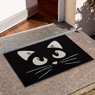 Tapete de Porta Divertido Capacho Pet -Gato Preto em Oferta na Shopee