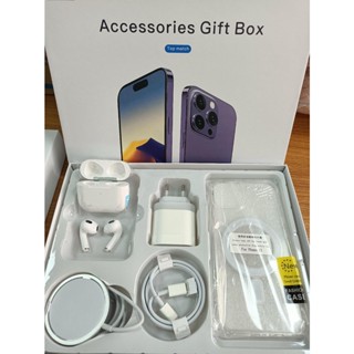 Apple IP 5 Em 1 MagSafe Conjunto De Cinco Peças/Caixa Para Telefone Celular/Cabo De Dados/AirPods 13/11mini/XSR/12 Pro Max