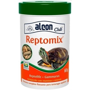 Ração Alcon Reptomix Tartaruga Aquática 60g - Com Camarão