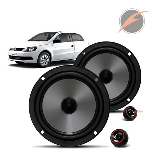 Kit 2 Vias Gol 2 Portas G2 G3 G4 Foxer 240w Rms - Kdv.220