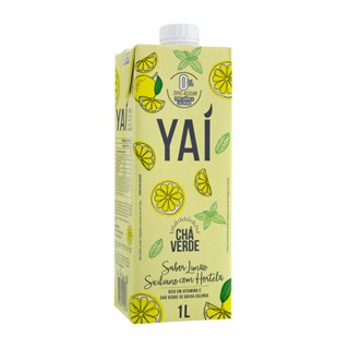 Chá Verde Com Limão Siciliano Com Hortelâ Zero Açucar Yaí 1 L