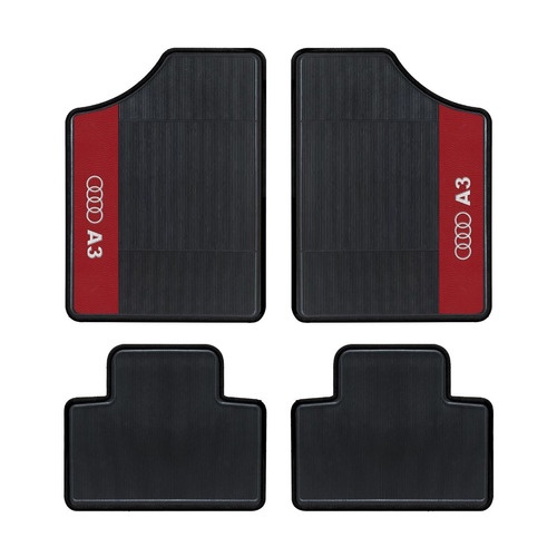 Tapete Personalizado Automotivo Audi A3 Lado Vermelho 4 Pçs em Oferta na Shopee