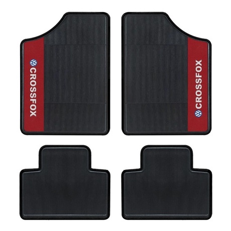 Tapete Personalizado Automotivo Vw Crossfox Lado Vermelho 4 Pçs em Oferta na Shopee