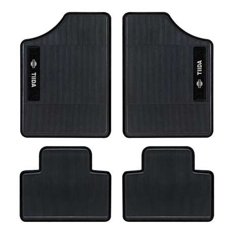 Tapete Personalizado Automotivo Preto Nissan Tiida 4 Peças