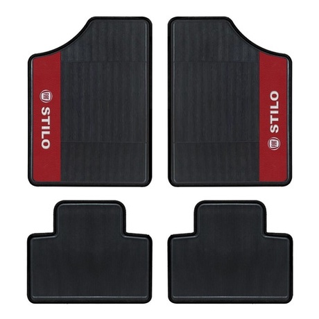 Tapete Personalizado Automotivo Fiat Stilo Lado Vermelho