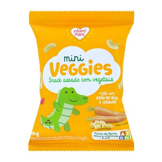 Biscoito Mini Veggies Grão De Bico E Cenoura Nhami Mami 18 G
