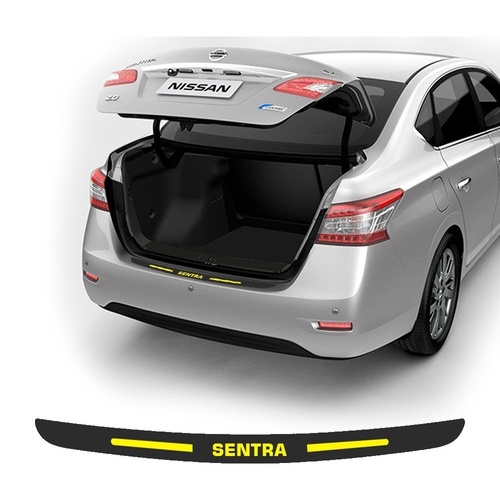 Protetor Soleira Ades Porta Malas Nissan Sentra Auto Colante Base Preto em Oferta na Shopee