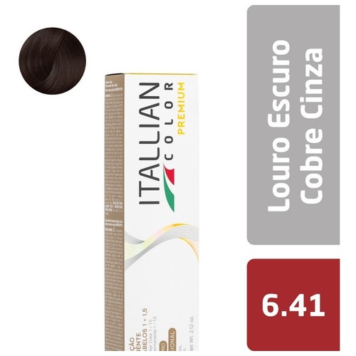 Tinta 6.41 Itallian Color 60g Corretor Cinza Coloração 60g