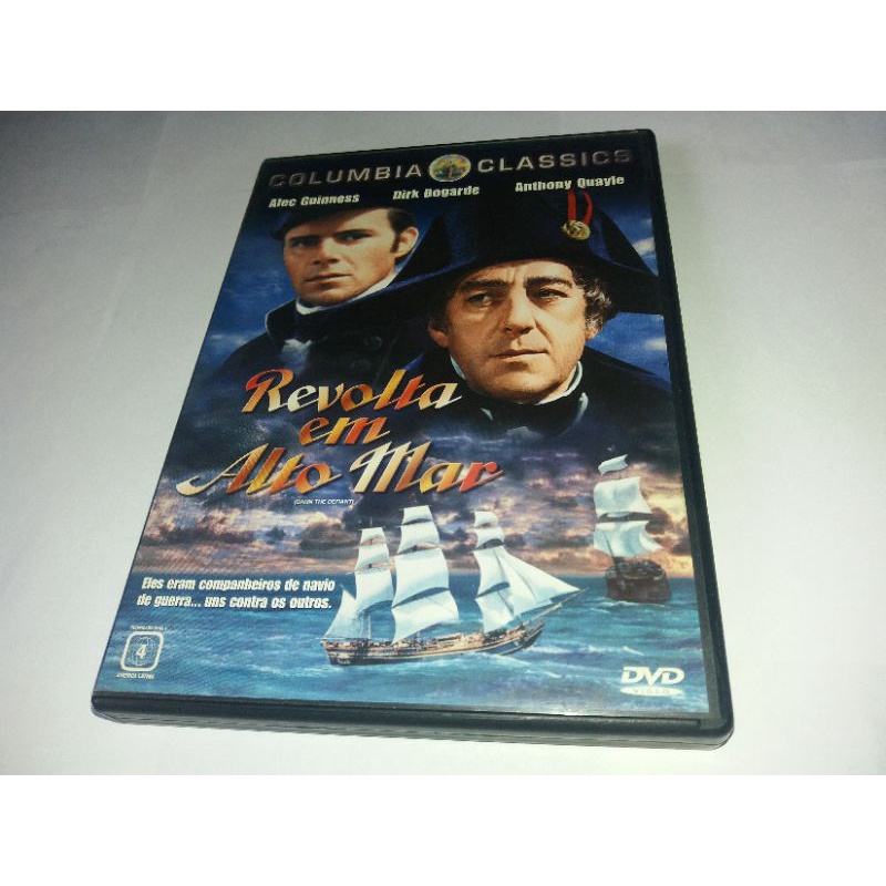 Dvd - Revolta em Alto Mar - 1962 - Alec Guinness - Dirk Bogarde - Encarte